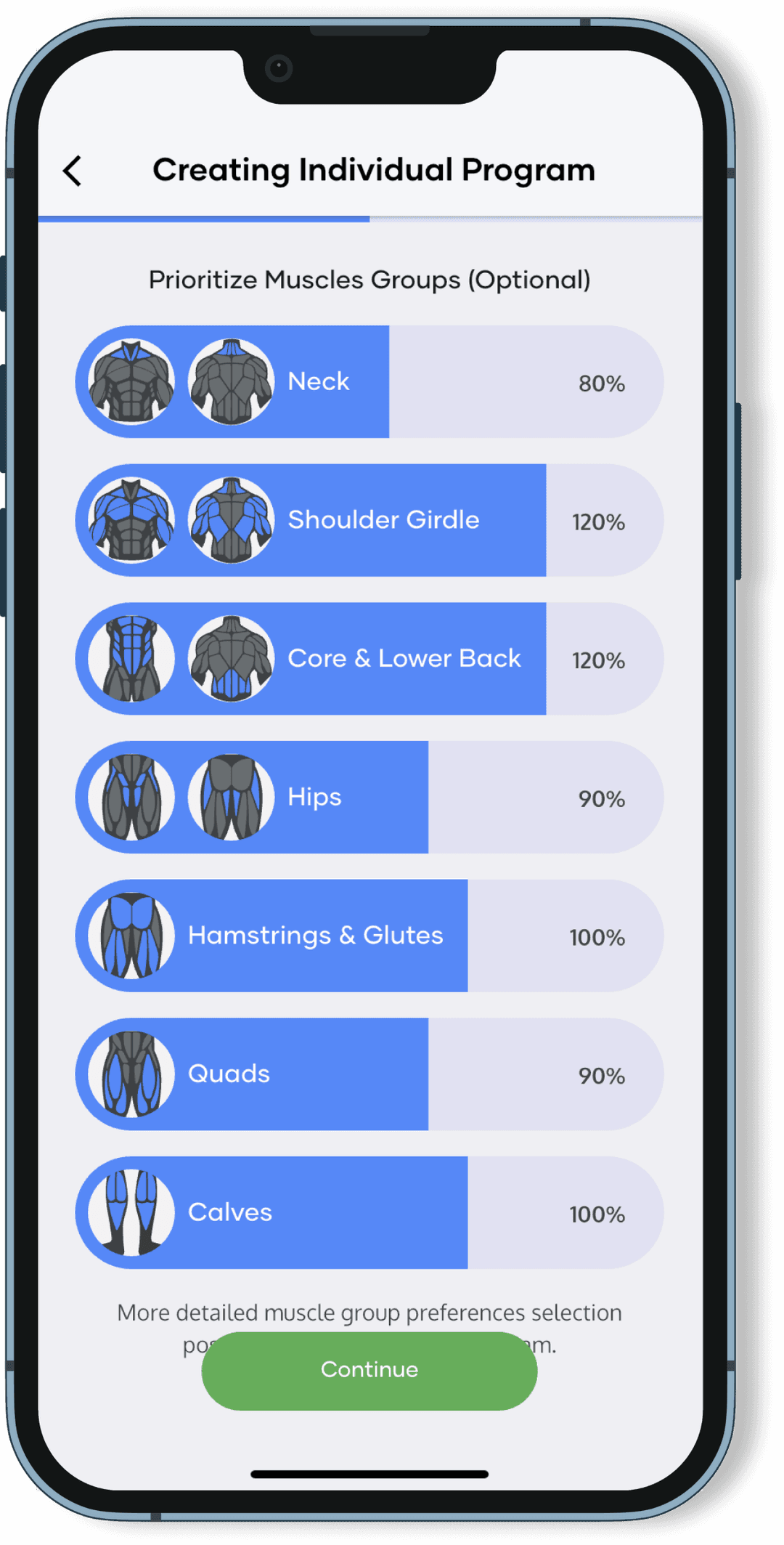 Prioritize mobility areas